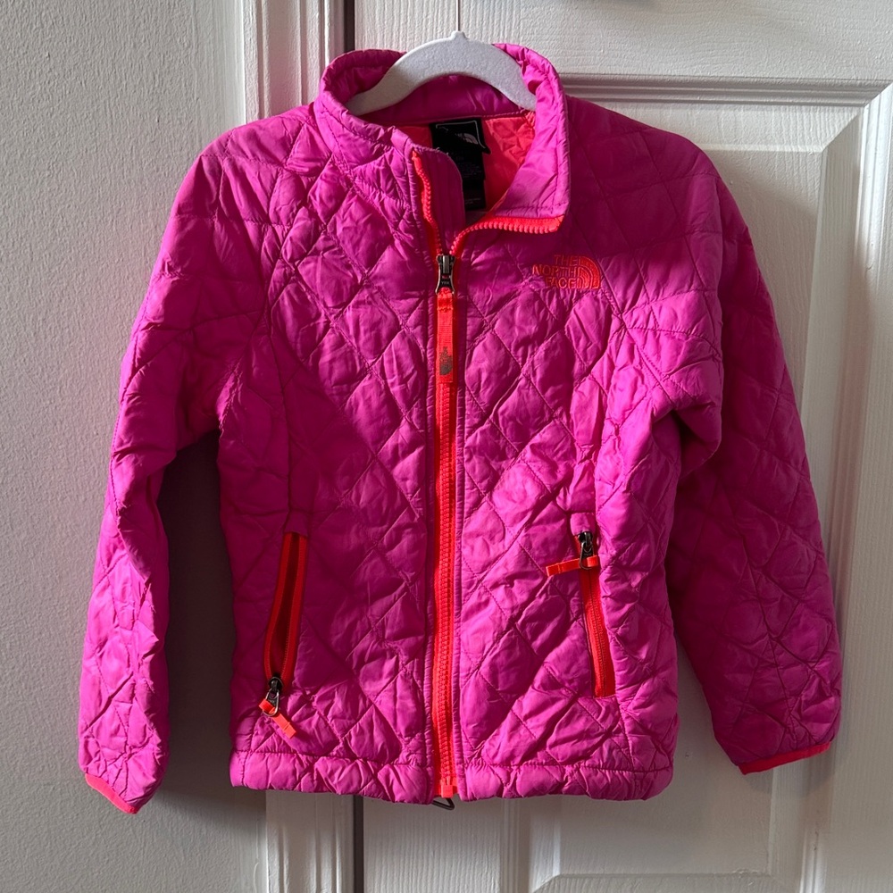 The North Face Kids Pink Quilted Thermoball Puffer XXS (5)